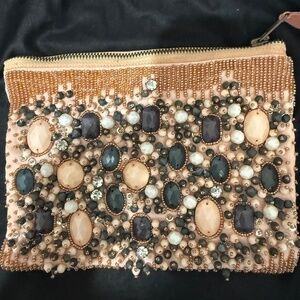 Anthropologie Beaded Clutch